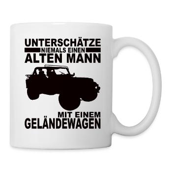 Geländewagen - Tasse - Weiß - Rechts