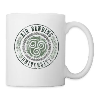 Université de pliage d'air - Mug blanc - blanc - Droite