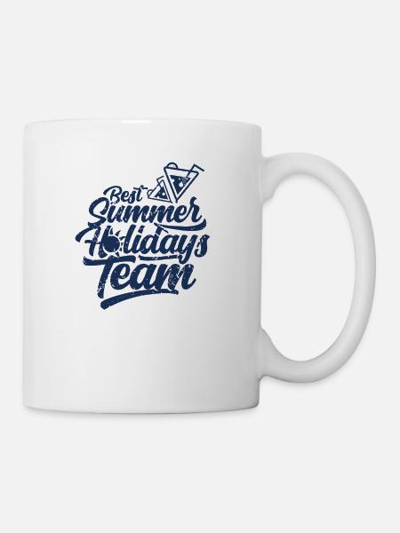 Sommerurlaub - Tasse - Weiß