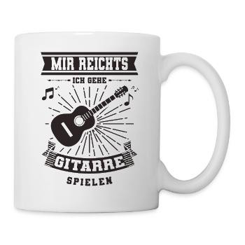 Gitarre - Tasse - Weiß - Rechts