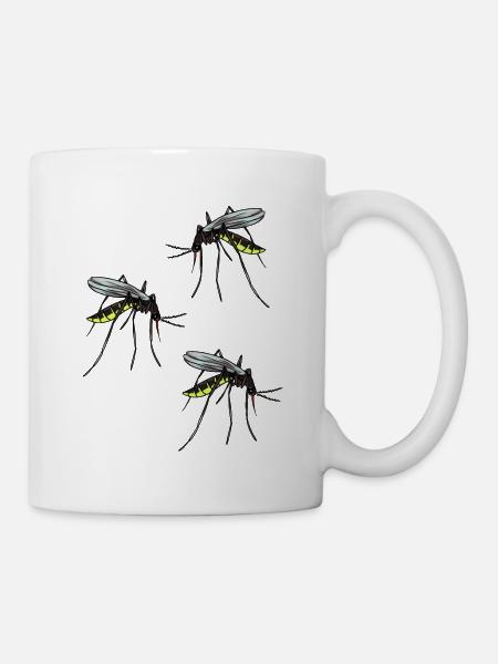 Insekten Blutsauger Mücke blutig Ungeziefer Mücken - Tasse - Weiß