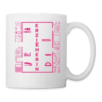 Erzieher Erzieherin Kindergarten Geschenk Abschied - Tasse - Weiß - Rechts