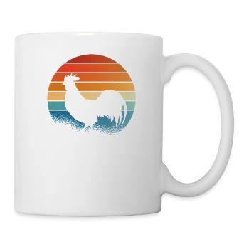 Hühnerflüsterer Landwirtin Geschenk Geburtstag - Tasse - Weiß - Rechts