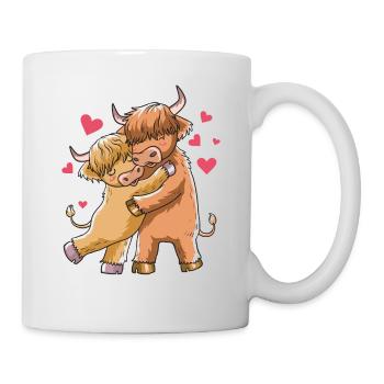 Scottish Highland Beef Highland Cow Gift - Mug - white - Right