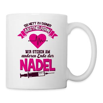 Arzthelferin - Tasse - Weiß - Rechts