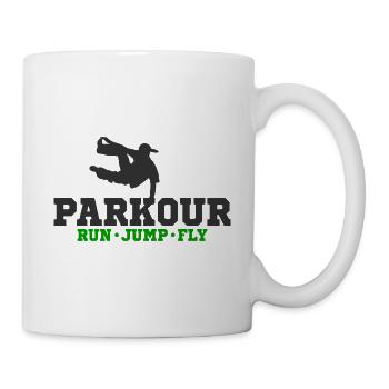 Parkour - Mug blanc - blanc - Droite