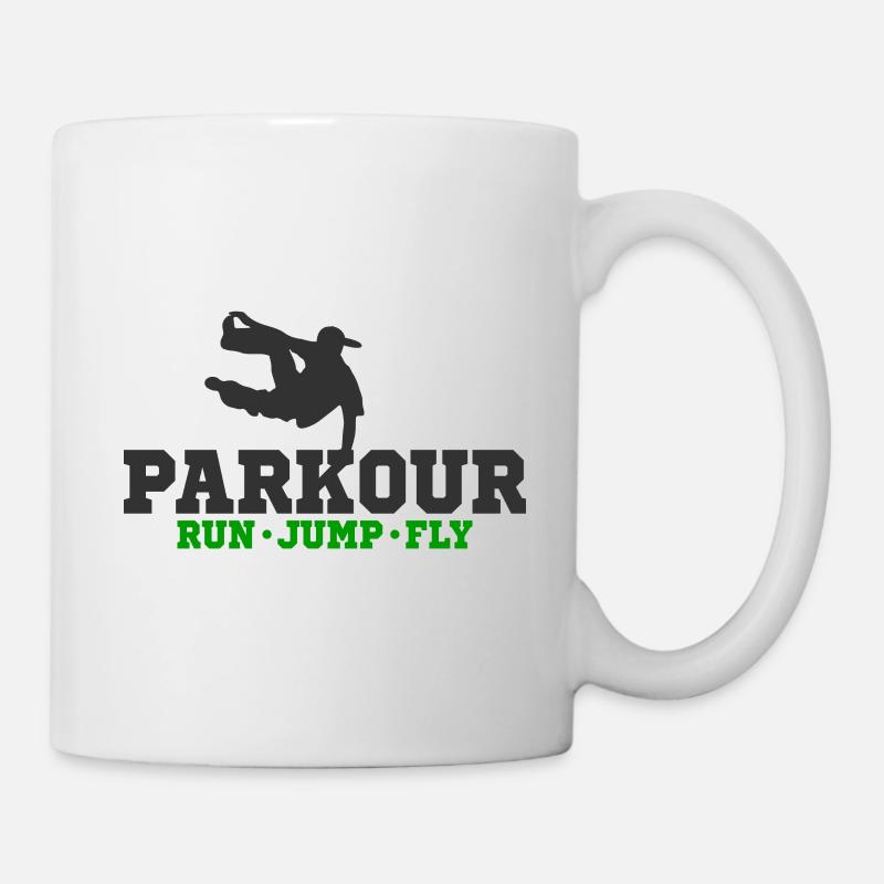Parkour - Mug blanc - blanc