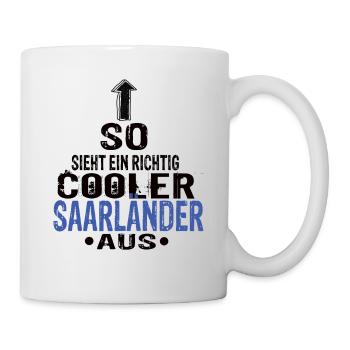 Saarland - Tasse - Weiß - Rechts