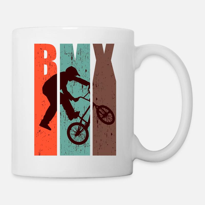 BMX - Tasse - Weiß