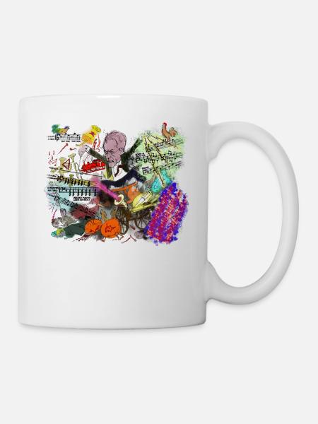 Gustav Mahler conducts at the Vienna State Opera - Mug - white
