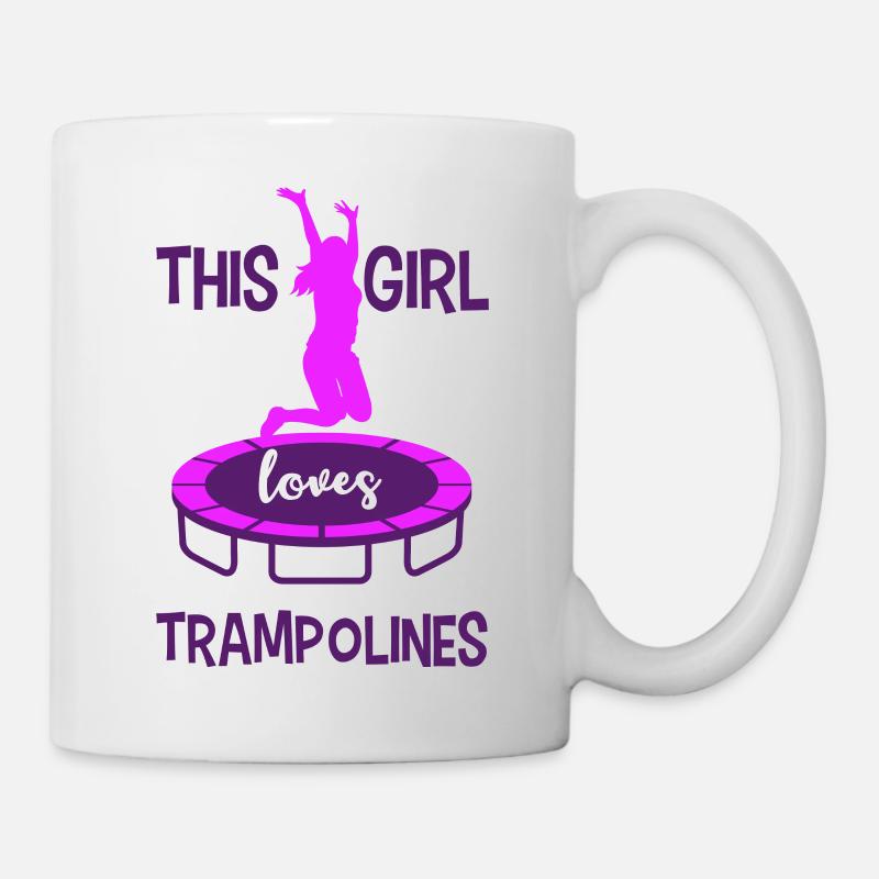 Trampolin - Tasse - Weiß