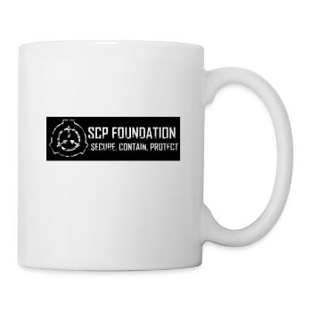 Fondation SCP: sécurisé. Contain Protect - Mug blanc - blanc - Droite
