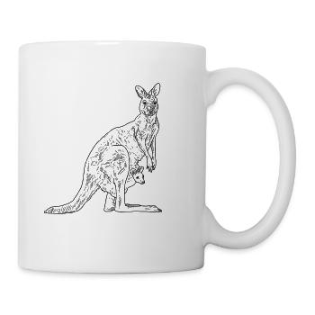 kangaroo - Mug - white - Right
