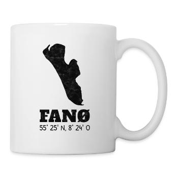 Fanö Danemark coordonne ses vacances - Mug blanc - blanc - Droite