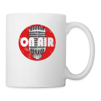 Retro Classic ON AIR Radio Podcast Microphone - Mug - white - Right