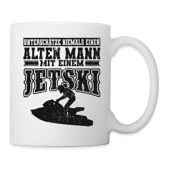 Jetski Opa - Tasse - Weiß - Rechts