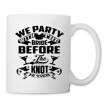 Fête d’enterrement de vie de garçon - Mug blanc - blanc - Droite