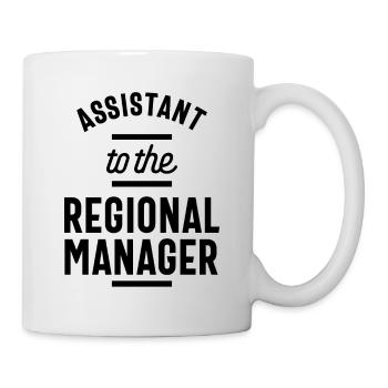 Regional Manager Arbeit Berufsbezeichnung Geschenk - Tasse - Weiß - Rechts