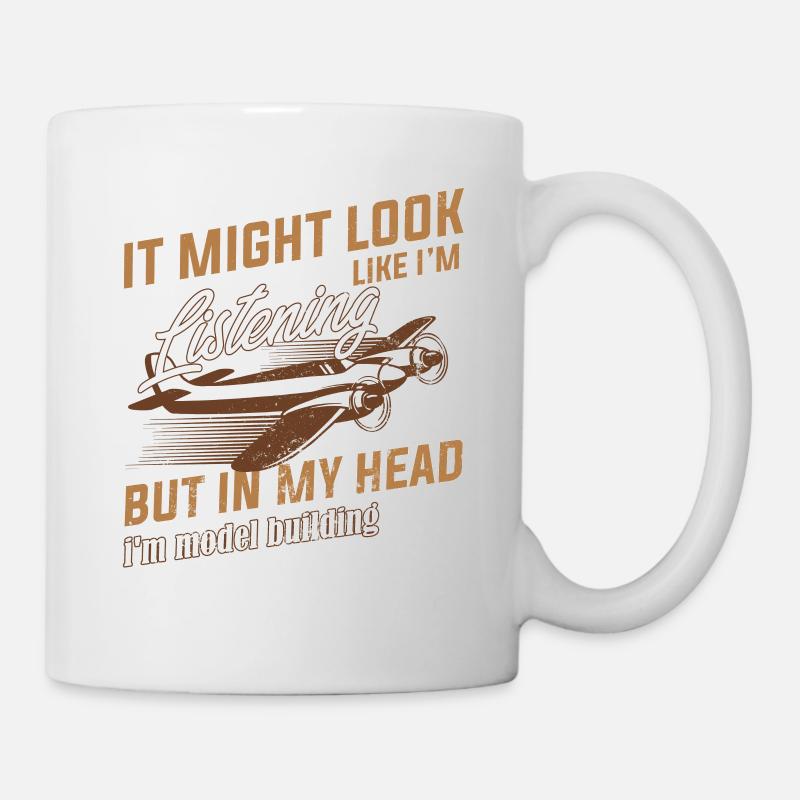 model airplane - Mug - white