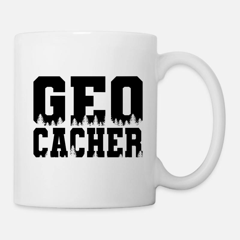 Geocaching - Mug blanc - blanc