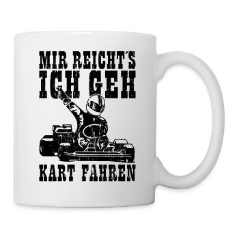 Go Kart - Tasse - Weiß - Rechts