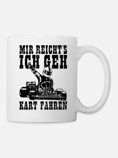 Go Kart - Tasse - Weiß