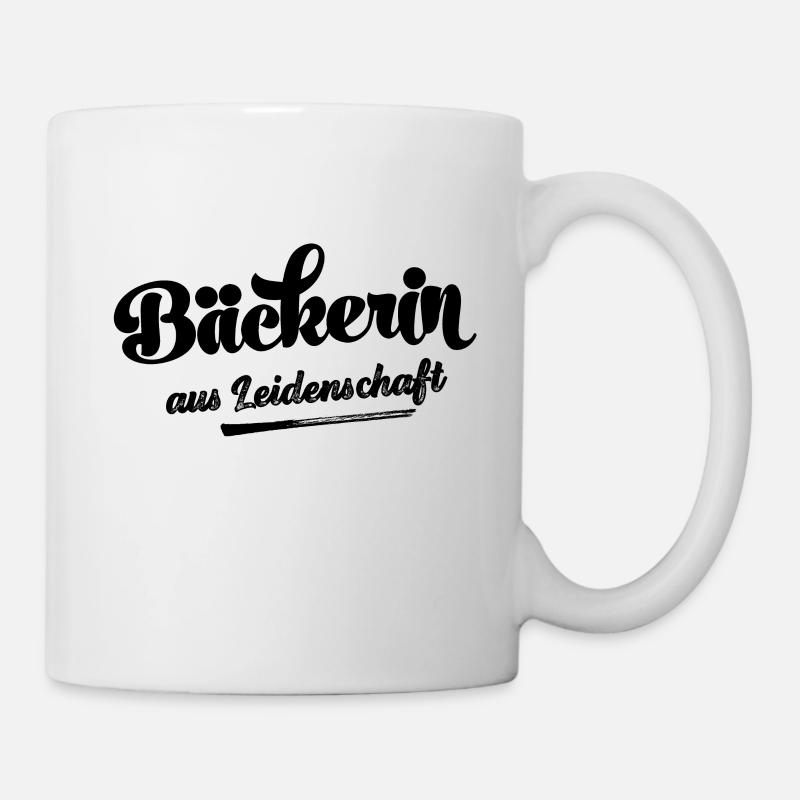 Bäckerin aus Leidenschaft Konditorin Bäckerei - Tasse - Weiß