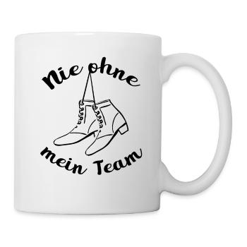 Garde Tanzen - Niemals ohne mein Team - Tasse - Weiß - Rechts