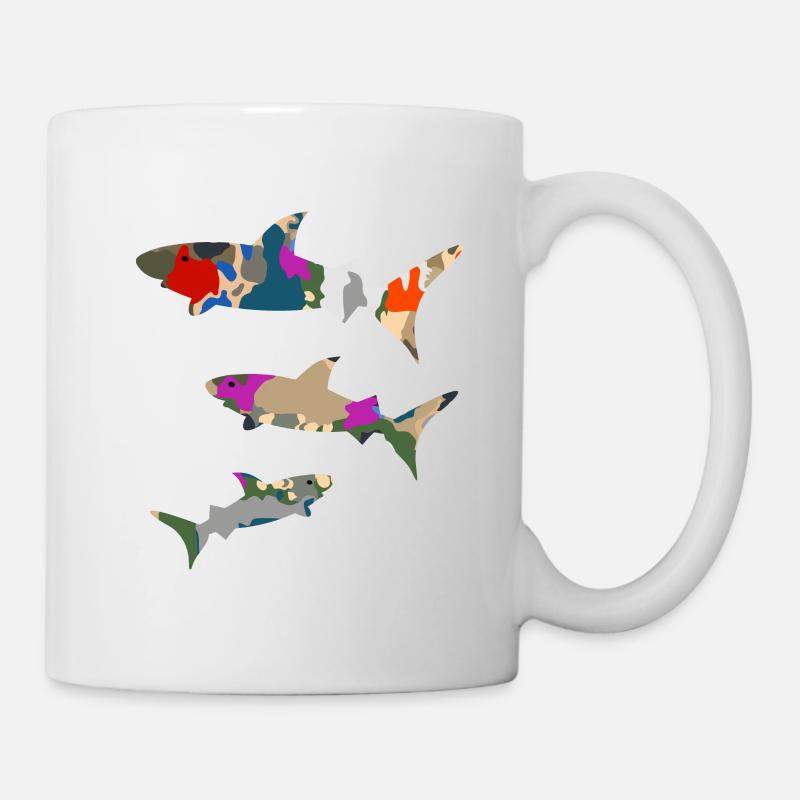 Sharks - Tasse - Weiß