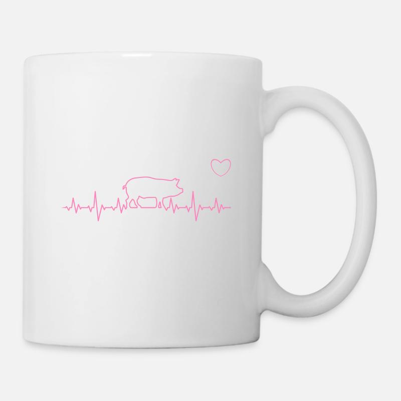 Schwein - Tasse - Weiß