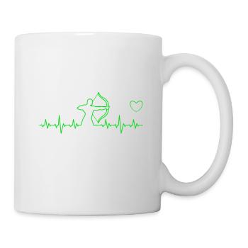 Tir à l'arc - Mug blanc - blanc - Droite