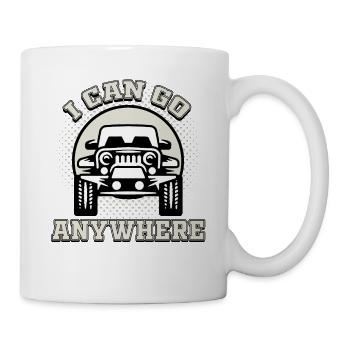Displacement off-road vehicle - Mug - white - Right