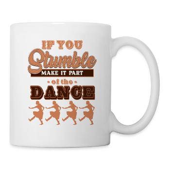 Danse en ligne, bottes de danse en ligne - Mug blanc - blanc - Droite