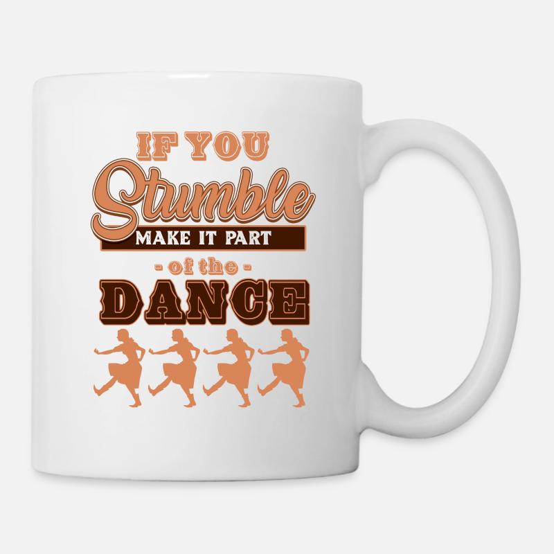 Linedance, Line dancing Boots - Tasse - Weiß