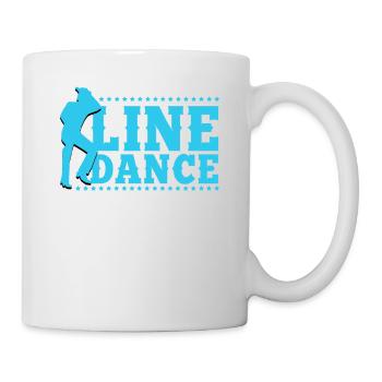 Linedance, Line dancing Linedancer - Mug - white - Right