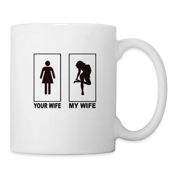 Sexy Frau - Tasse - Weiß - Rechts