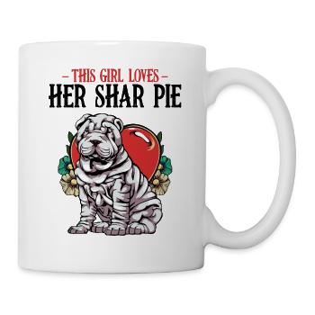 Shar Pei - Tasse - Weiß - Rechts
