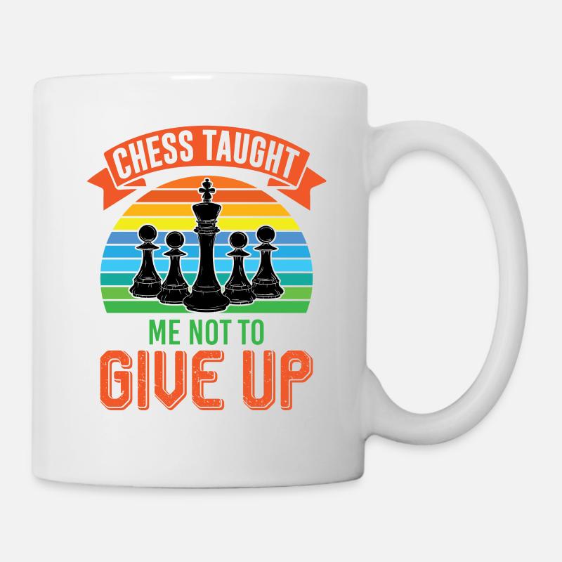 Les échecs, c’est ma vie - Mug blanc - blanc