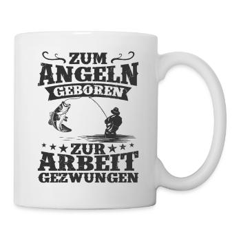 Angler - Tasse - Weiß - Rechts