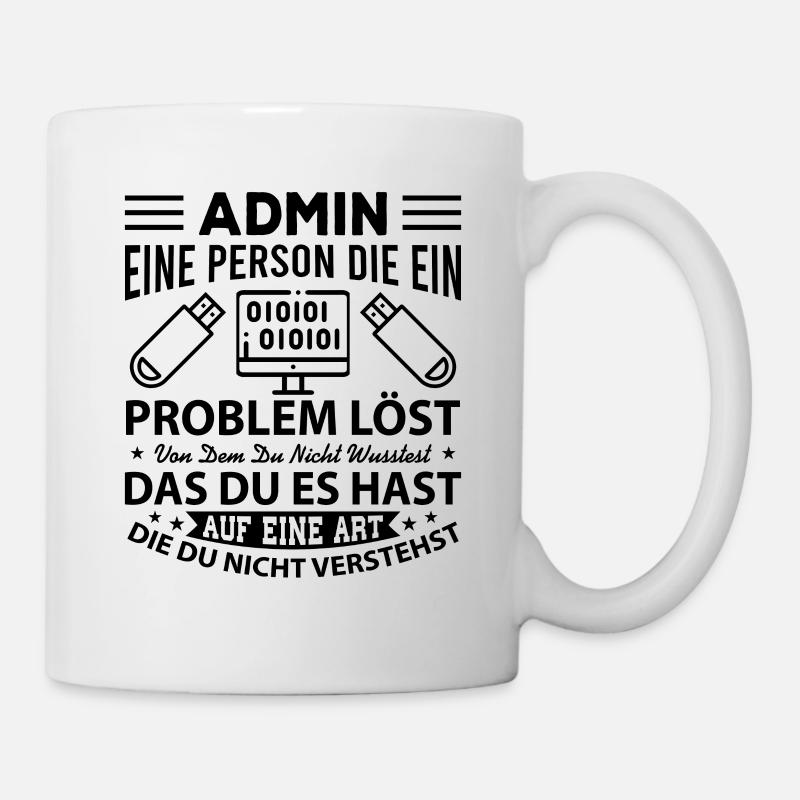 Administrator Admin - Tasse - Weiß