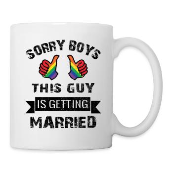 Adieu LGBT enterrement de vie de garçon - Mug blanc - blanc - Droite