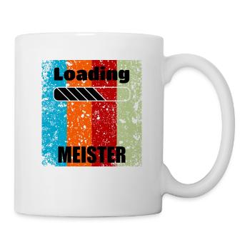 Meister 2020 Handwerk Meisterprüfung Bestanden - Tasse - Weiß - Rechts