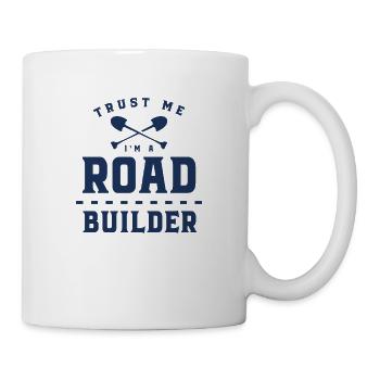 Road builders - Mug - white - Right