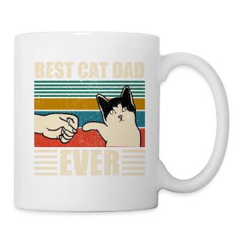 Best Cat Dad Ever Best Cat Dad Dad Kitten - Mug - white - Right