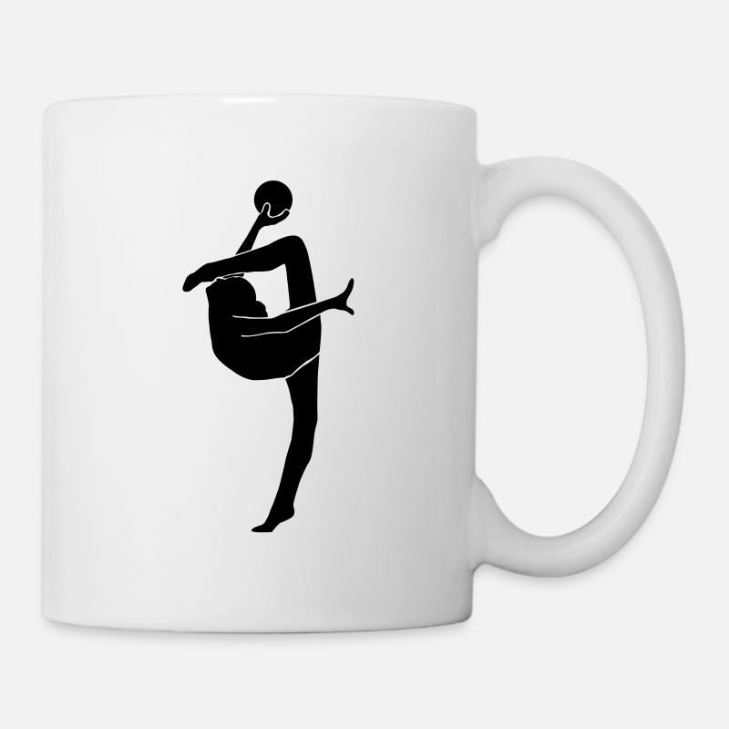 Gymnastique rythmique avec ballon - Mug blanc - blanc