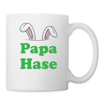 Ostern Osterhase Dad Eiersuche - Tasse - Weiß - Rechts