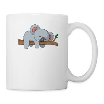 Koala sleep lazy cute gift birthday - Mug - white - Right