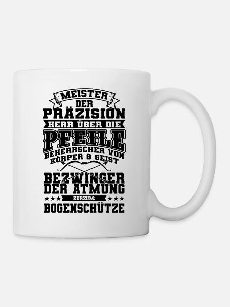 Bogenschütze - Tasse - Weiß