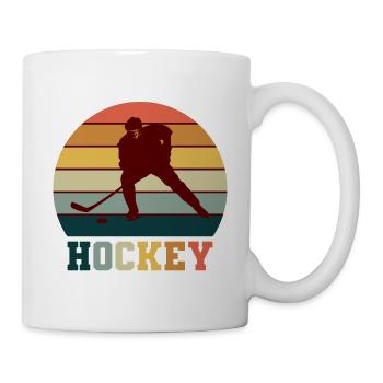 Eishockey - Tasse - Weiß - Rechts
