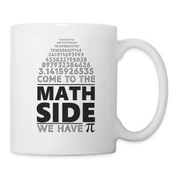 Page of math funny - Mug - white - Right